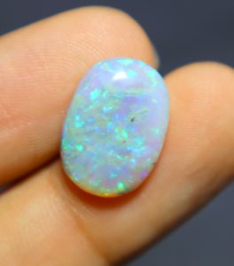 17X13X4MM โอปอลแข็งอัญมณีทรงหลวมสีฟ้า6.00กะรัตโอปอลเรียบสไตล์ออสเตรเลียสำหรับทำเครื่องประดับ - Product Image 4