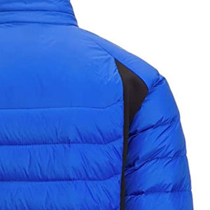 Chaqueta Acolchada Bordada Personalizada para Hombre, Azul Rey, Deportiva de Invierno, Aislante, Impermeable, Parka para Exteriores, Venta al por Mayor de Fábrica, Cálida - Product Image 6