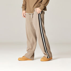 Pantalones de chándal de felpa francesa personalizados de fabricante, pantalones de chándal de algodón, pantalones de chándal holgados de gran tamaño negros Sun Fade Heavyweight - Product Image 3