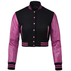 New Design Blank Color Fashion Varsity <b>Jackets</b> 2025 Women's <b>jacket</b> College Letterman <b>Jacket</b> Baseball <b>Ladies</b> <b>Jackets</b> - Product Image 1