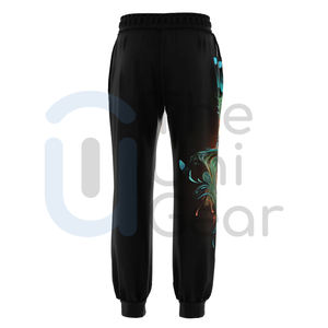 Top personalizado impreso hombres gimnasio Fitness pantalones ligeros 100% algodón Casual recto curvo rayas medio ecológico transpirable - Product Image 2