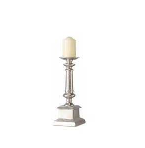 Premium Handmade Metal <b>Candle</b> <b>Holder</b> <b>Silver</b> Plated Pillar Stand for Home Decor Christmas Wedding Decoration - Product Image 6