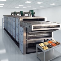 Industriële automatische energiezuinige voedselveilige banddroger met maatwerk gaasband voor het drogen van huisdiervoer, jerky, fruit, groenten en meer (meerlaags)