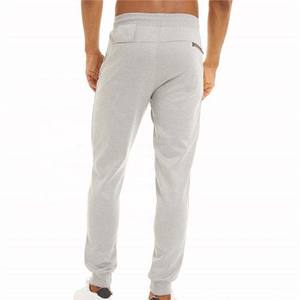 Pantalones de Hombre de Algodón Transpirable con Cintura Elástica y Bolsillos con Cremallera, Diseño Sólido, Color Personalizado, para Otoño, en Venta - Product Image 2