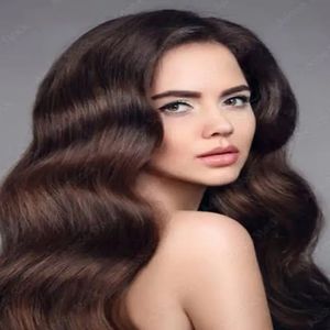 Extensiones de cabello Remy indio de la mejor calidad, máquina de estilos de ondas de agua de ondas sueltas onduladas naturales, cinta doble ondulada Natural - Product Image 1