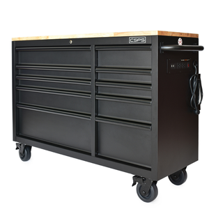 Armoire à outils en gros 132cm 10 tiroirs armoire de rangement d'outils en acier revêtu de puissance entrepôt pour l'industrie du garage de mécanicien - Product Image 4