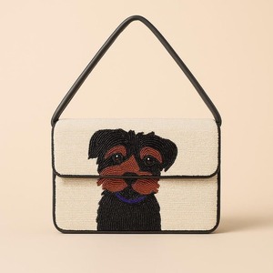 กระเป๋าคลัทช์ปักลูกปัดหลากสี ดีไซน์ประณีต ลายดอกไม้แบบงานฝีมือ ปักด้วยมือด้วยลูกปัดเม็ดเล็ก - Product Image 6