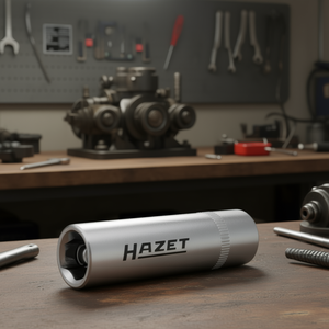 ซ็อกเก็ตหกเหลี่ยม6จุด1/4 ''สี่เหลี่ยมยาวเมตริก hazet พร้อมโปรไฟล์ฉุด - Product Image 3