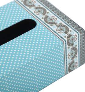 Caja de pañuelos de alta calidad o servilletas interior y exterior MDF esmalte sala de estar y dormitorio decoración por HF CRAFTS - Product Image 4