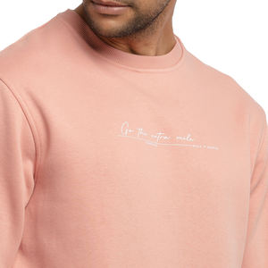 Sudaderas informales de cuello redondo para hombre, ropa deportiva unicolor personalizable, cuello redondo - Product Image 2