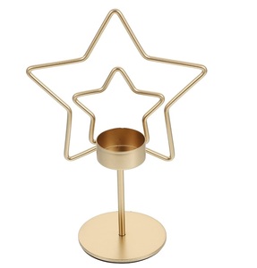 Venta caliente ESTRELLA DE Navidad/candelabro de árbol decoraciones para el hogar x-mas centro de mesa para decoración a precio de descuento - Product Image 6