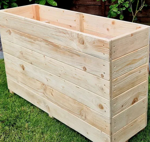 Jardinières en bois massif (style bac) - Product Image 6