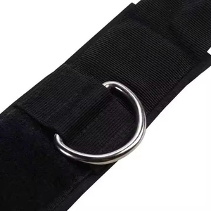 Sangles de sécurité antidérapantes réglables en néoprène rembourré pour chevilles et poignets, avec anneau en D pour machine à câble de fitness et exercices de kickback - Product Image 5