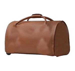 Sac de sport en cuir véritable de haute qualité Sac de voyage de sport décontracté de luxe avec doublure en polyester durable de grande capacité - Product Image 1