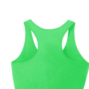 Camiseta sin mangas transpirable suave para mujer personalizada Logo Colorful Summers camiseta sin mangas para mujer moda multicolor camiseta sin mangas para mujer calidad al por mayor - Product Image 3