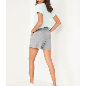 Customization High Quality <b>Women</b> Sweat <b>Shorts</b> Custom logo Cotton Fleece Workout Sweat <b>Short</b> - Product Image 3