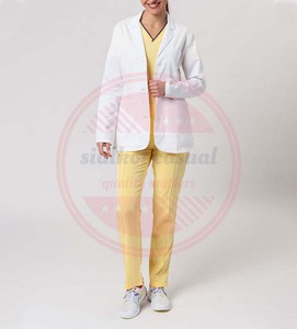 Uniforme d'hôpital professionnel médecin porter blouse de laboratoire médical coton polyester femmes manteaux de laboratoire - Product Image 6