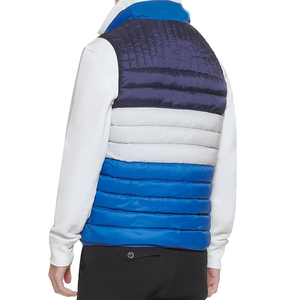 Chaleco de lana de invierno para hombre, chaleco acolchado de algodón personalizado, chaleco sin mangas con cierre de cremallera a prueba de viento - Product Image 4