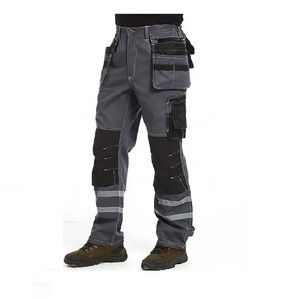 Pantalones de Trabajo de Seguridad con Múltiples Bolsillos, Material de Algodón, Color y Talla Personalizables para Hombre, Certificación CE, Resistentes al Viento - Product Image 5