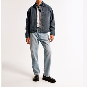 Latest Design Fashion Trend Winter Men's High Quality <b>Jacket</b> Zip up Workwear Cotton <b>Canvas</b> <b>Jacket</b> Men Safety <b>Jacket</b> - Product Image 3