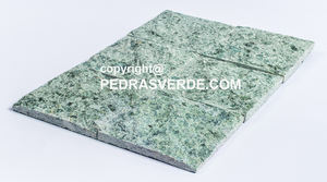 Azulejos de piscina de piedra volcánica Sukabumi, diseño cuadrado rústico verde, alta resistencia a la erosión antiácida, tamaño personalizado para hoteles divididos - Product Image 6