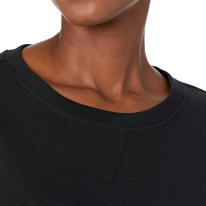 100% algodón Mujer sudadera Casual pulóver letra impresa suelta Harajuku coreano manga larga sudadera gota hombro sudadera - Product Image 3