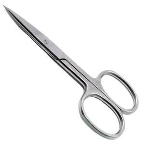 Ciseaux chirurgicaux vétérinaires réutilisables à manche doré TC 11,5 CM, courbés et droits, pour suture dentaire, dissection et opérations tissulaires - Product Image 1