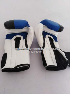 Gants de boxe professionnels en cuir de vachette de haute qualité 8oz 16oz imprimés sur mesure pour adultes entraînement d'arts martiaux gants authentiques - Product Image 3