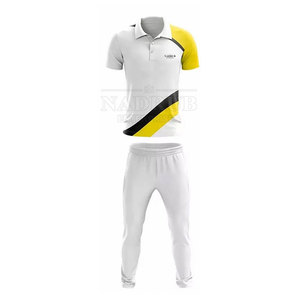 Dernière conception 100% Polyester Cricket Jersey et pantalon Sportswear Cricket Uniform - Product Image 2