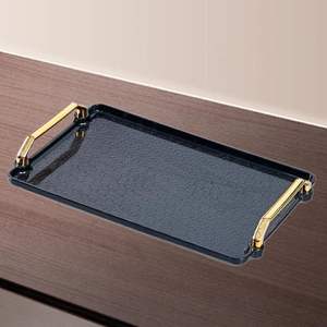 Bandeja de Servicio de Metal Hecha a Mano en India, Ecológica, Apta para Lavavajillas, Elegante, para Uso en el Hogar y Restaurantes, Precios al por Mayor - Product Image 3