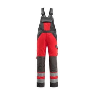 Hi VIS เอี๊ยมผ้าสะท้อนแสง, มองเห็นได้ชัดเจนมีหลายกระเป๋ากันน้ำปรับแต่งโลโก้ได้ - Product Image 3