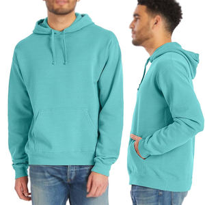New Arrival Men's 100% Cotton 300 Grams Casual Wear <b>Hoodies</b> & Sweatshirts Solid Design <b>Plain</b> Dyed for Winter - Product Image 3