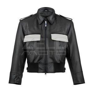 Chaqueta de piel auténtica para hombre de alta calidad personalizada chaqueta de piel auténtica para hombre con diseño de color al por mayor para hombre - Product Image 1