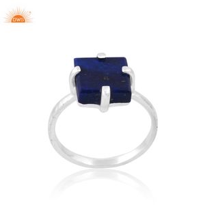 Hot Selling Sterling Silver Natural <b>Black</b> Onyx Gemstone <b>Ring</b> Jewelry <b>For</b> <b>Women</b> Gift <b>For</b> Her Demi Fine Jewelry Manufacturer - Product Image 1