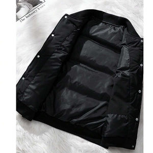 Chaleco acolchado de algodón de invierno para hombre, chaleco cálido para deportes al aire libre, diseño acolchado con cuello en V, ropa de abrigo de lona ligera - Product Image 3