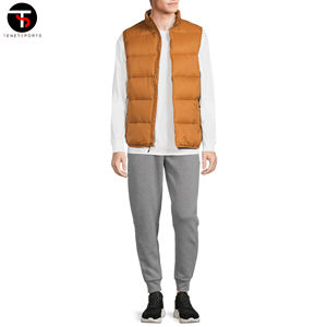 Hot Selling High Quality Puffer <b>Vest</b> <b>Plus</b> <b>Size</b> Custom Logo Sleeveless Jacket <b>Waistcoats</b> Puffer <b>Vest</b> <b>Men</b> - Product Image 2