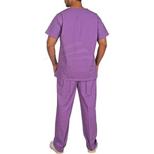 Ensemble de costumes de gommage en tissu de toile de dernière conception pour hommes meilleure méthode d'impression prix de gros uniformes d'hôpital pour le style de confort - Product Image 4