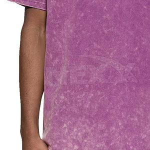 Street Wear dernière conception hommes lavage à l'acide T-shirts 100% coton couleur unie taille adulte T-shirt pour hommes coupe ample imprimé T-shirts - Product Image 6