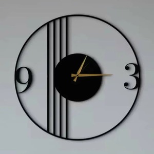 High Quality Metal <b>Wall</b> <b>Clock</b> for Home Decor Brass Aluminum Iron Good Looking Hanging <b>Design</b> Quartz Display Needle Calendar - Product Image 3