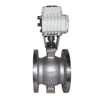 DN25 DN50 DN100 DN150 304 elektrischer Flansch V-förmiges Kugelventil zu verkaufen