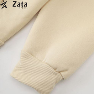 Poliéster/algodón personalizado recortado Raw Hem Sudadera con capucha para hombres peso pesado invierno sólido Graffiti DTG impresión con capucha patrón de dibujos animados - Product Image 5