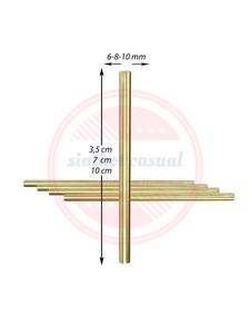 Alfileres de cuchillo de mosaico, suministros de cuchillos con logotipo personalizado, alfileres de mosaico para manijas de cuchillo - Product Image 3