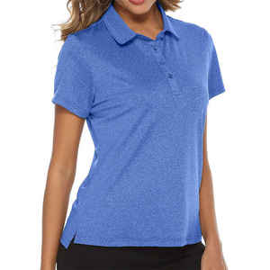 Polo de mujer de alta calidad, camiseta de manga corta transpirable con logotipo personalizado, ropa informal para mujer, Polo a la venta - Product Image 1