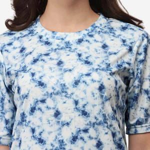 T-shirt décontracté pour femme, col rond, été, éco-responsable, mélange Spandex/Polyester 220g, séchage rapide, respirant, haute qualité, manches courtes - Product Image 3