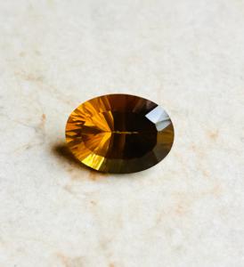 Prêt à expédier 24.60 carats citrine naturelle pierres précieuses en vrac de qualité supérieure avec forme ovale découpée au laser spéciale - Product Image 5