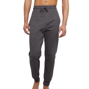 Pantalon de survêtement décontracté léger de haute qualité pour hommes avec motif droit taille moyenne 100% tissu de toile de coton - Product Image 1