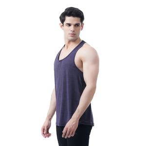 Venta al por mayor de alta calidad 100% poliéster hombres gimnasio camisetas sin mangas Casual Fitness culturismo chaleco logotipo personalizado tamaño Color hombres camisetas sin mangas - Product Image 4