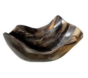 ชามเขาควายตกแต่งเป็นประกายพิเศษทำด้วยมือจากเขาจริงธรรมชาติด้วยงานฝีมือเสี้ยว - Product Image 1