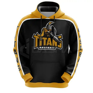 OEM Service Custom Logo Baseball & Softball <b>Hoodies</b> Breathable Long Sleeves with Plus Size Option Price - Product Image 4