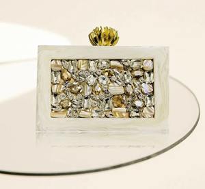 Bolso de mano tipo personalizado de resina artesanal india para mujer - Product Image 4